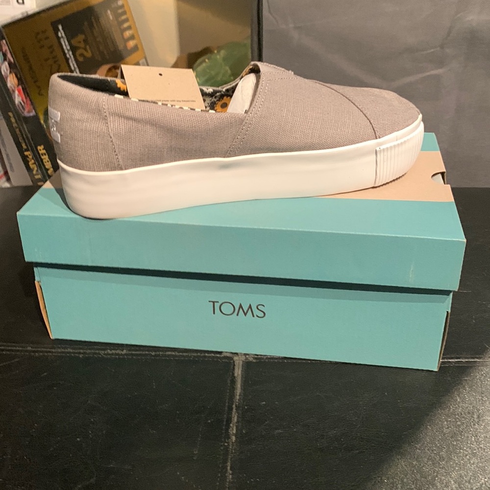 Toms Alpargata Boardwalk canvas women’s size 10